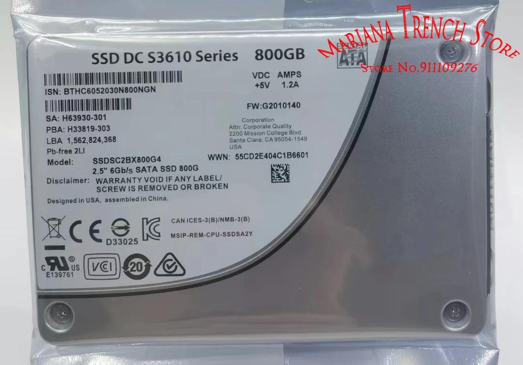  SSD DC S3610 ø 2.5 ġ 6 Gb/s SATA SSD 800G, 800GB